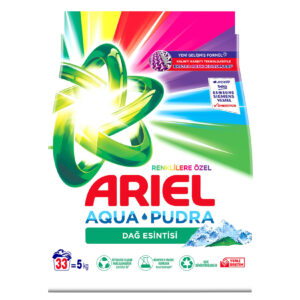 Ariel Mountain Breeze 5 kg Aqua Pudra Powder Laundry Detergent for Colors